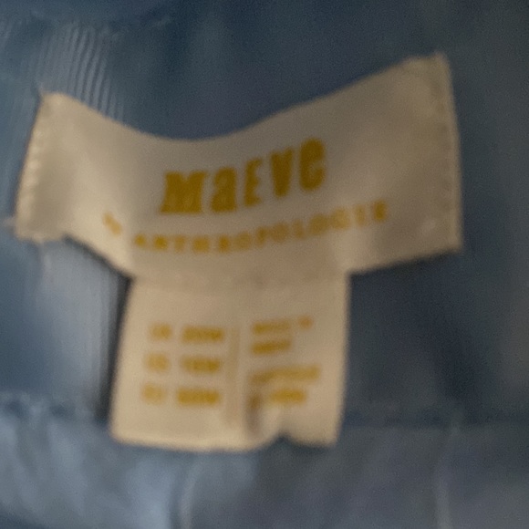 ANTHROPOLOGIE Maeve Asymmetrical Sleeveless Shirtdress - Picture 8 of 11